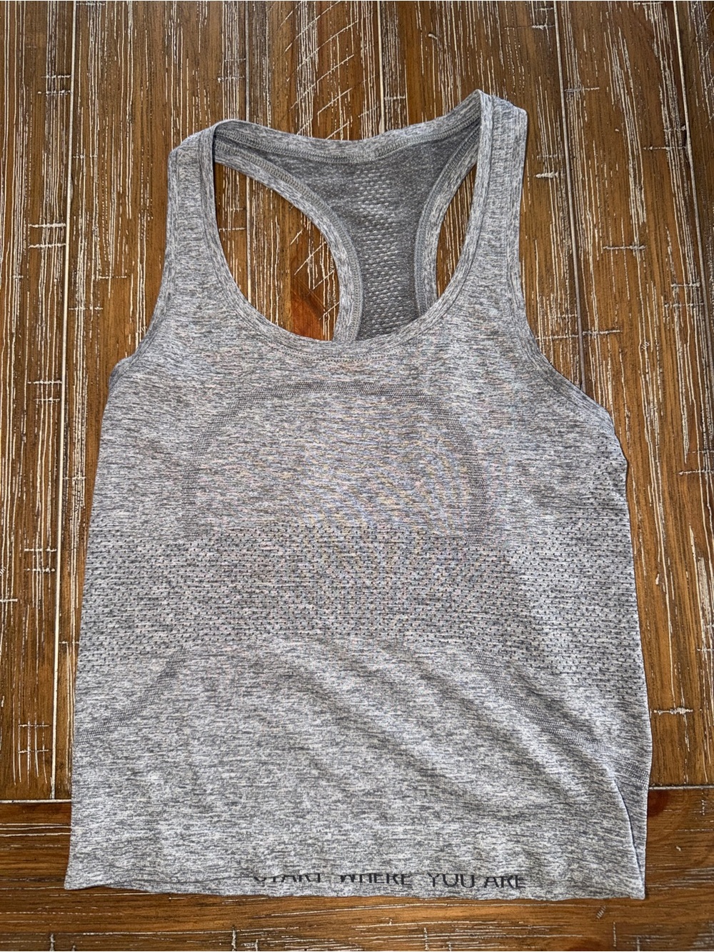 lululemon athletica Heathered Gray swiftly tech tank